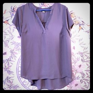 Torrid Gray Hi-lo Top EUC NWOT